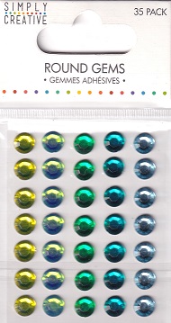 simply creative green, blue & yellow gems (35)