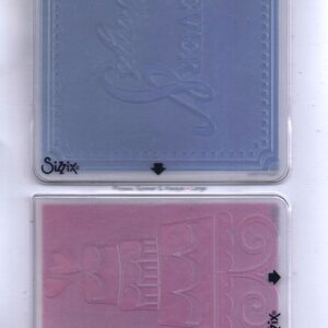 sizzix wedding set embossing folders