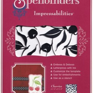 spellbinders impressabilities cherries embossing plate