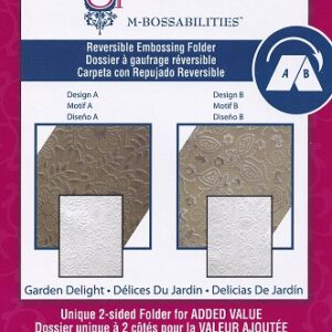 spellbinders m bossabilities garden delight embossing folder