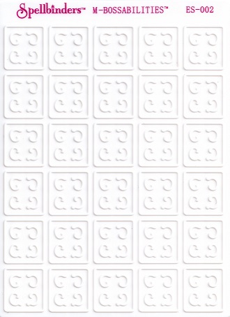 spellbinders m bossabilities reversible embossing folder nobility