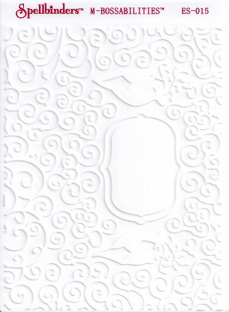 spellbinders m bossabilities reversible embossing folder reindeer magic