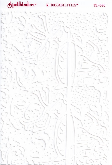spellbinders m bossabilities reversible embossing folder santa's sleigh