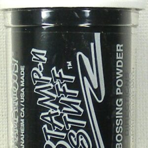stampendous! stamp 'n' stuff detail black opaque embossing powder