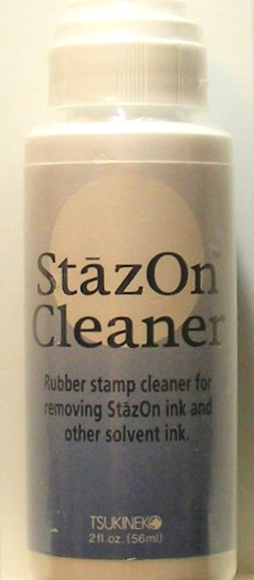 stazon rubber stamp cleaner 56ml