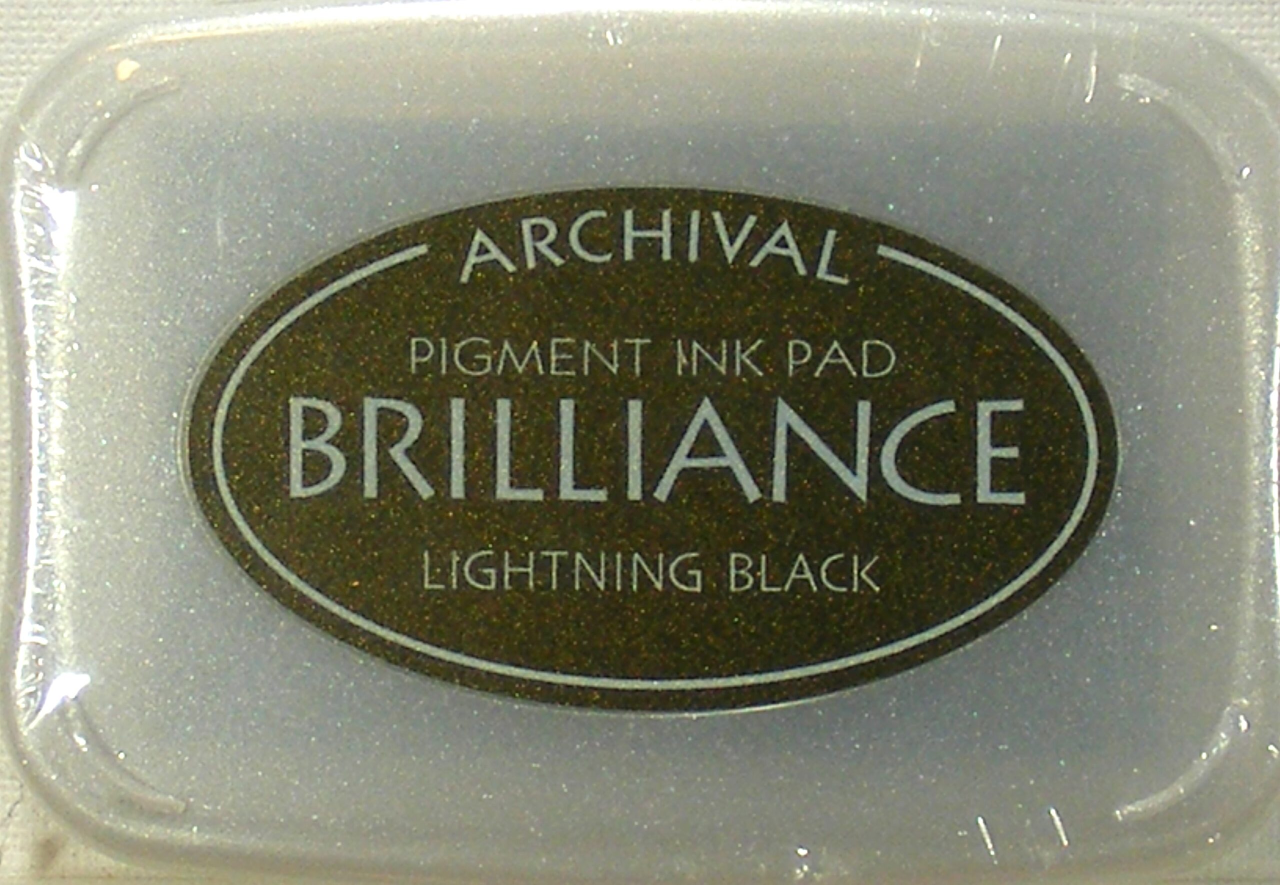 tsukineko archival brilliance lightning black pigment ink pad