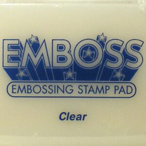 tsukineko embossing stamp pad clear