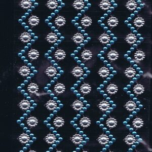 the craft wizard blue & silver crystal wavy dots (100 & 500)