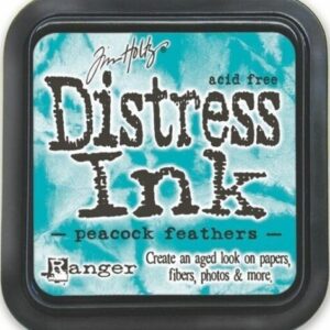 tim holts distress ink peacock feathers