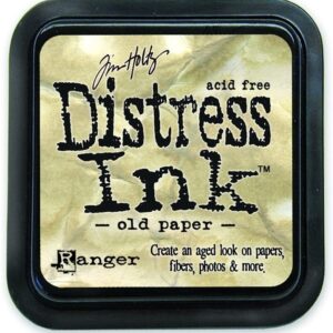 tim holtz distress ink old paper