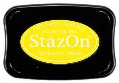 tsukineko stazon sunflower yellow ink pad