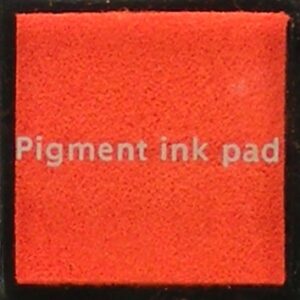 unbranded mini pigment ink pad orange
