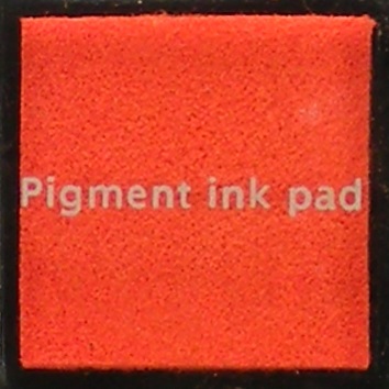 unbranded mini pigment ink pad orange