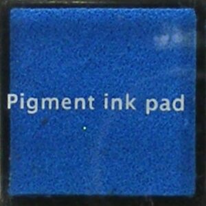 unbranded mini pigment ink pad royal blue
