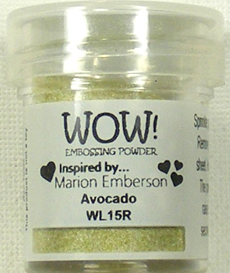 wow! avocado embossing powder