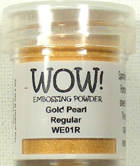 wow! gold pearl regular embossing powder