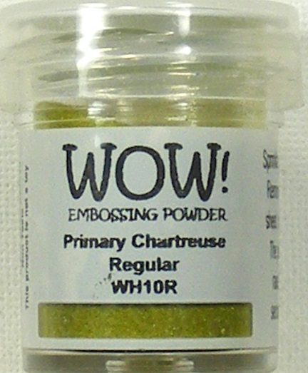 wow! primary chartreusa regular embossing powder