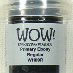 wow! primary ebony regular embossing powder