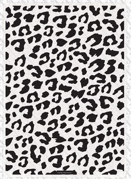 xcut a4 leopard print embossing folder