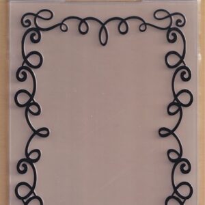 leonie pujol entwined frame embossing folder