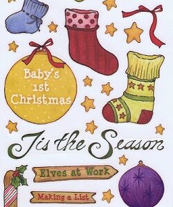 American Traditional - Christmas Sticker Collection - Stockings