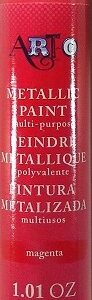 art c metallic paint multi purpose 30ml (magenta)