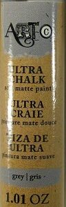 art c ultra chalk soft matt paint 30ml (grey)
