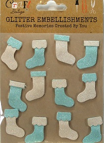 Craft Boutique - Glitter Stocking Embellishments