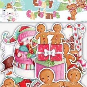 Craft Consortium - Candy Christmas Chipboard Ephermera