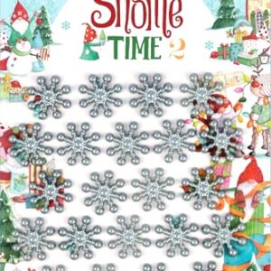 Craft Consortium - It's Snome Time 2 Adhesive Snowflakes