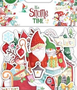 Craft Consortium - It's Snome Time 2 Chipboard Ephemera