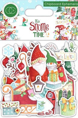 Craft Consortium - It's Snome Time 2 Chipboard Ephemera