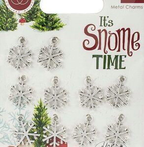 Craft Consortium - It's Snome Time Snowflake Metal Charms
