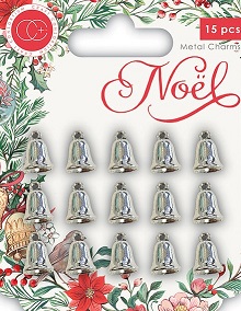 Craft Consortium - Noel - Metal Bell Charms