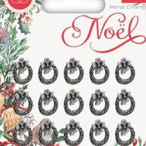 Craft Consortium - Noel - Wreath Charms