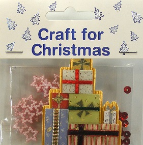 Craft For Christmas - Present With Stars & Sequins