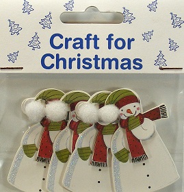 Craft For Christmas - Snowman Toppers (4pk)
