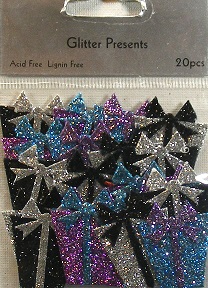 Craftime - Glitter Present Toppers