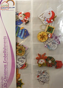 Create & Craft Club - 3D Christmas Embellishments