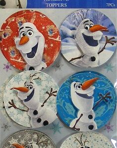 Disney Frozen - Adhesive Toppers - Olaf Badges