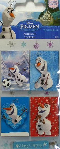 Disney Frozen - Adhesive Toppers - Olaf Scenes