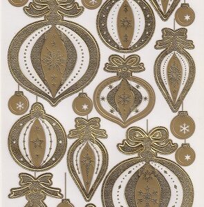Docrafts - Anita's Metallic Dimensions Baubles (Gold)