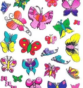 Docrafts - Craft Planet Fun Stickers Butterfly