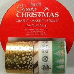 Docrafts - Create Christmas 5m Craft Tape