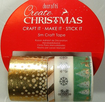 Docrafts - Create Christmas 5m Craft Tape