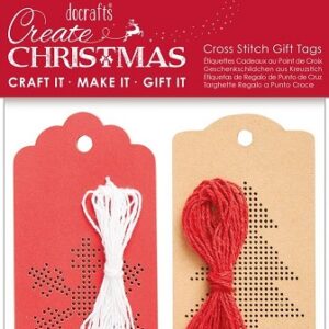 Docrafts - Create Christmas Cross Stitch Gift Tags
