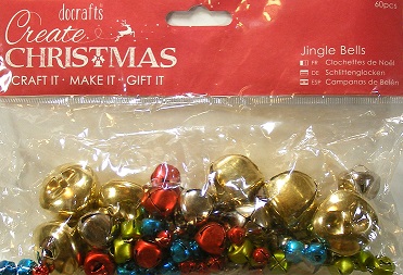 Docrafts - Create Christmas Jingle Bells 60pc