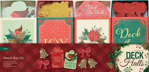 Docrafts - Deck The Halls Match Box Kit