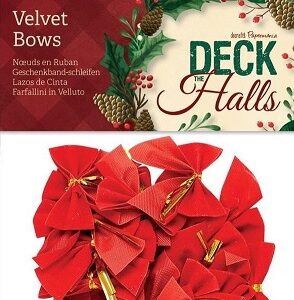 Docrafts - Deck The Halls Velvet Bows