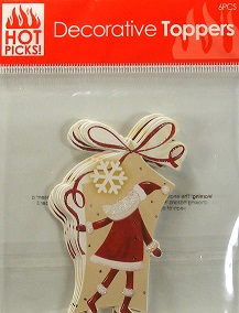 Docrafts - Hot Picks Decorative Christmas Toppers